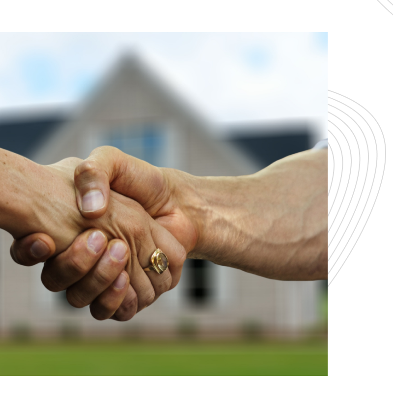 Shaking hand for home deal